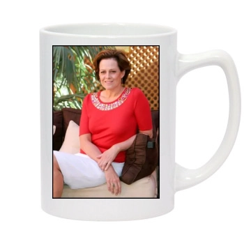 Sigourney Weaver 14oz White Statesman Mug