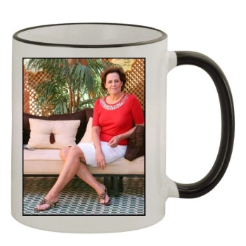 Sigourney Weaver 11oz Colored Rim & Handle Mug