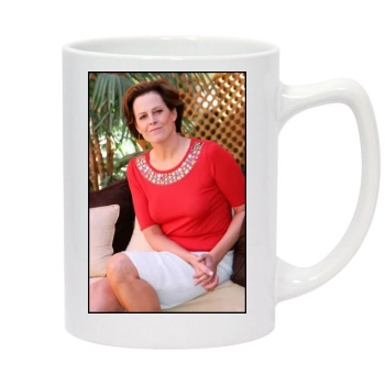 Sigourney Weaver 14oz White Statesman Mug