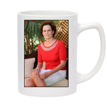 Sigourney Weaver 14oz White Statesman Mug