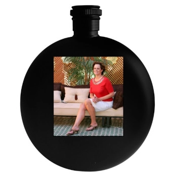 Sigourney Weaver Round Flask