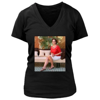 Sigourney Weaver Women's Deep V-Neck TShirt