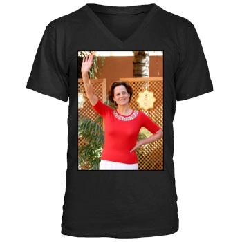 Sigourney Weaver Men's V-Neck T-Shirt