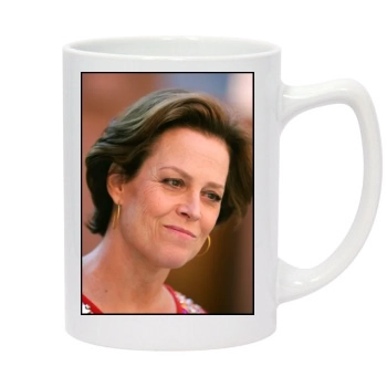 Sigourney Weaver 14oz White Statesman Mug