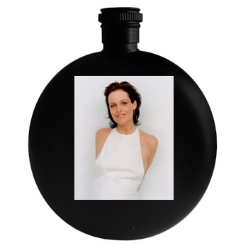 Sigourney Weaver Round Flask