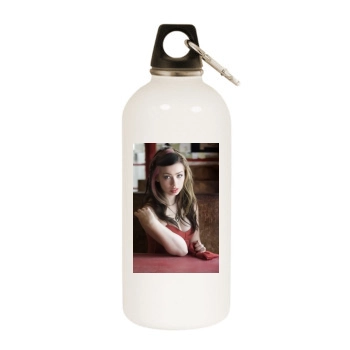 Skye Sweetnam White Water Bottle With Carabiner