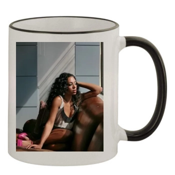 Solange Knowles 11oz Colored Rim & Handle Mug