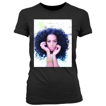 Solange Knowles Women's Junior Cut Crewneck T-Shirt