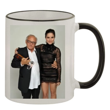 Sophia Bush 11oz Colored Rim & Handle Mug