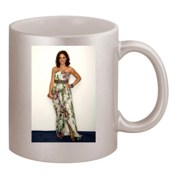 Sophia Bush 11oz Metallic Silver Mug