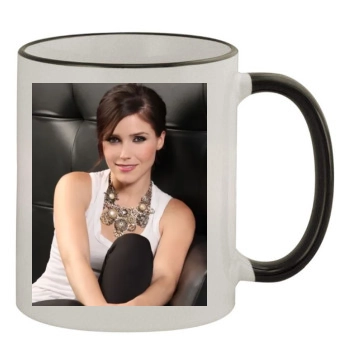 Sophia Bush 11oz Colored Rim & Handle Mug