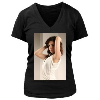 Sophia Bush Women's Deep V-Neck TShirt