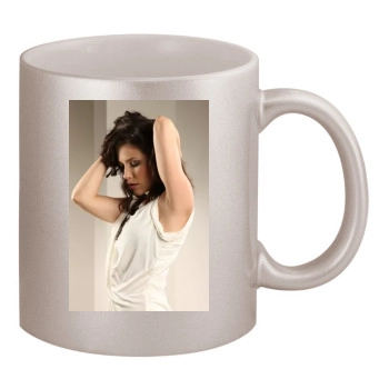 Sophia Bush 11oz Metallic Silver Mug