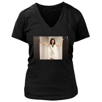 Sophia Bush Women's Deep V-Neck TShirt