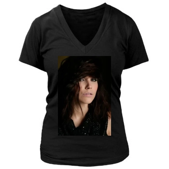 Sophia Bush Women's Deep V-Neck TShirt