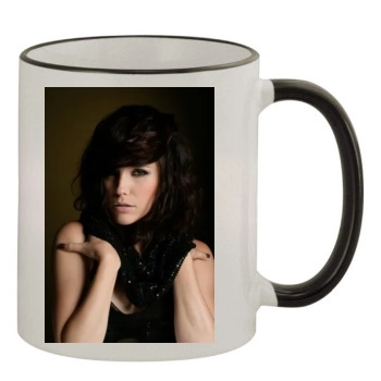 Sophia Bush 11oz Colored Rim & Handle Mug