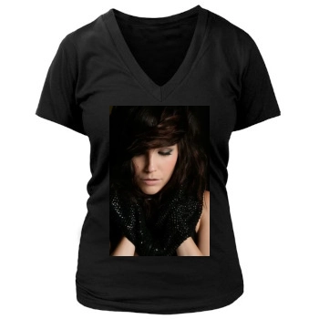 Sophia Bush Women's Deep V-Neck TShirt