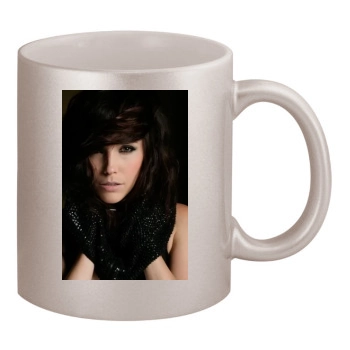 Sophia Bush 11oz Metallic Silver Mug