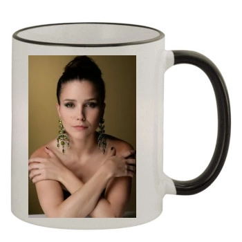 Sophia Bush 11oz Colored Rim & Handle Mug