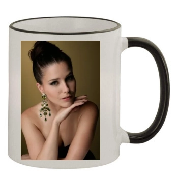 Sophia Bush 11oz Colored Rim & Handle Mug