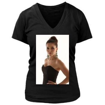 Sophia Bush Women's Deep V-Neck TShirt