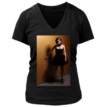 Sophia Bush Women's Deep V-Neck TShirt