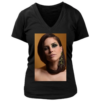 Sophia Bush Women's Deep V-Neck TShirt