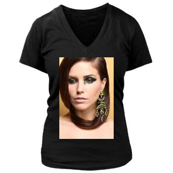 Sophia Bush Women's Deep V-Neck TShirt