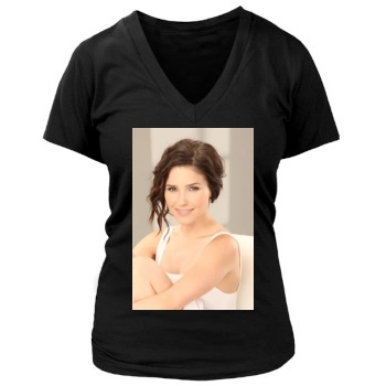 Sophia Bush Women's Deep V-Neck TShirt