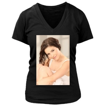 Sophia Bush Women's Deep V-Neck TShirt