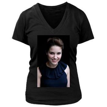 Sophia Bush Women's Deep V-Neck TShirt