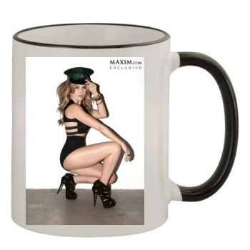 Sophia Bush 11oz Colored Rim & Handle Mug