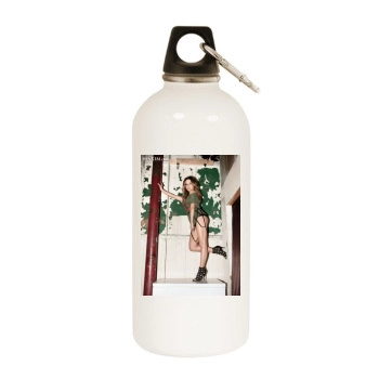 Sophia Bush White Water Bottle With Carabiner