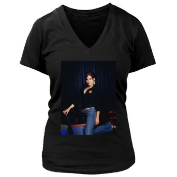 Sophia Bush Women's Deep V-Neck TShirt