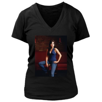 Sophia Bush Women's Deep V-Neck TShirt