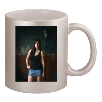 Sophia Bush 11oz Metallic Silver Mug