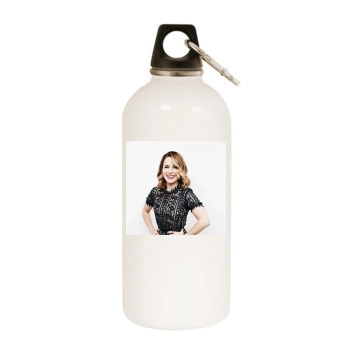 Sophia Bush White Water Bottle With Carabiner