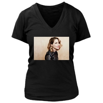 Sophia Bush Women's Deep V-Neck TShirt