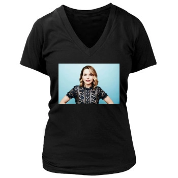 Sophia Bush Women's Deep V-Neck TShirt