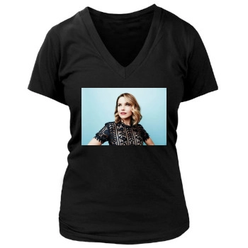 Sophia Bush Women's Deep V-Neck TShirt