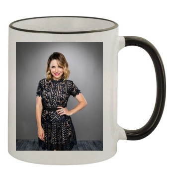 Sophia Bush 11oz Colored Rim & Handle Mug