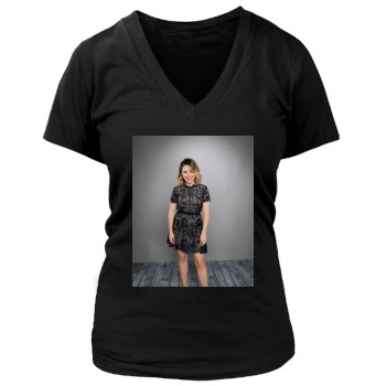 Sophia Bush Women's Deep V-Neck TShirt