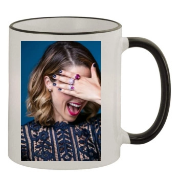 Sophia Bush 11oz Colored Rim & Handle Mug