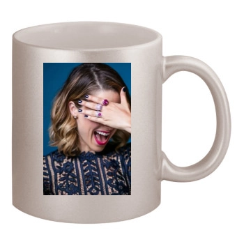 Sophia Bush 11oz Metallic Silver Mug