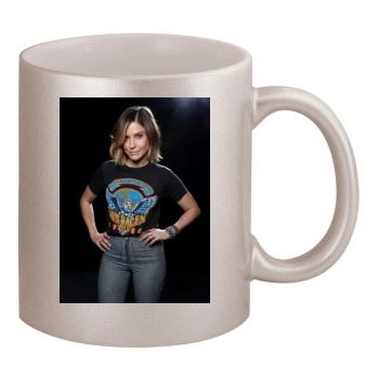 Sophia Bush 11oz Metallic Silver Mug