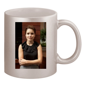 Sophia Bush 11oz Metallic Silver Mug