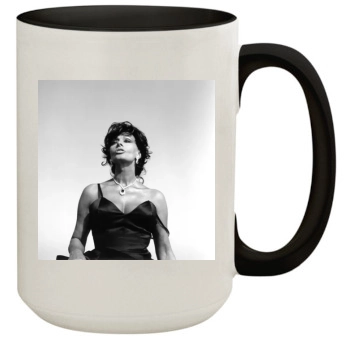 Sophia Loren 15oz Colored Inner & Handle Mug