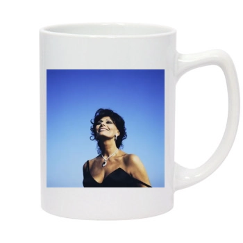 Sophia Loren 14oz White Statesman Mug