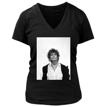 Sophia Loren Women's Deep V-Neck TShirt