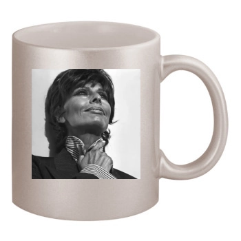 Sophia Loren 11oz Metallic Silver Mug